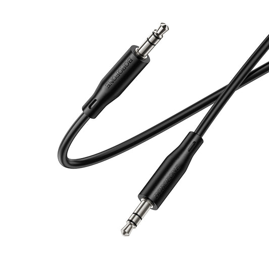 3,5mm - 3,5mm Audio Kabel Borofone BL26 Standard, 1m, Zwart