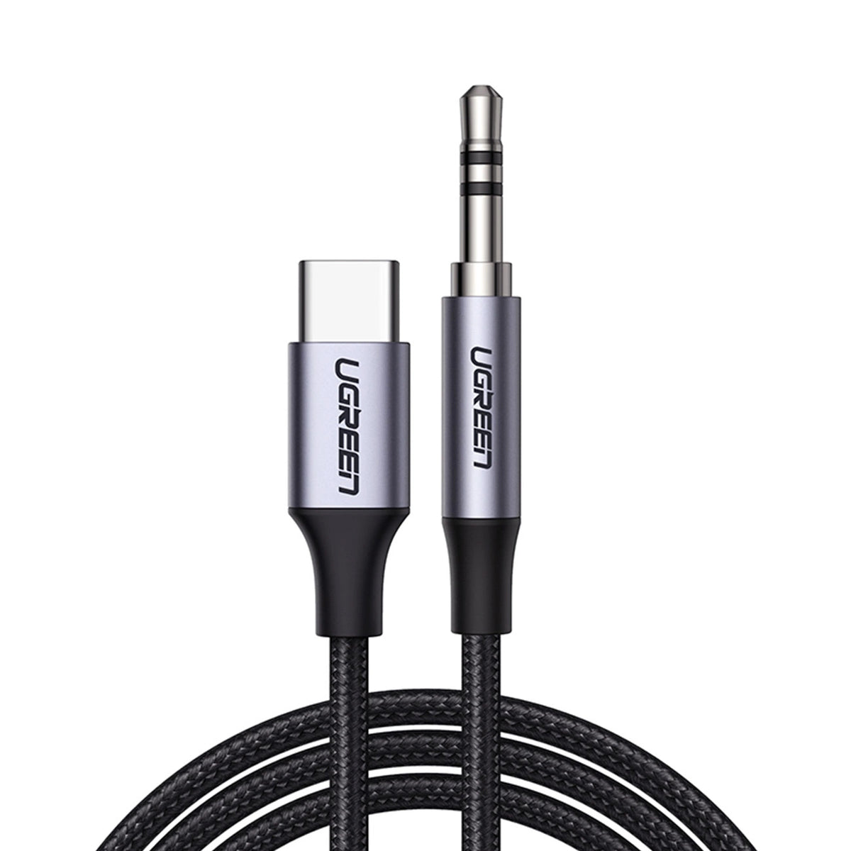 Audio Kabel USB-C - 3.5mm UGREEN AV143, 1m, Gri