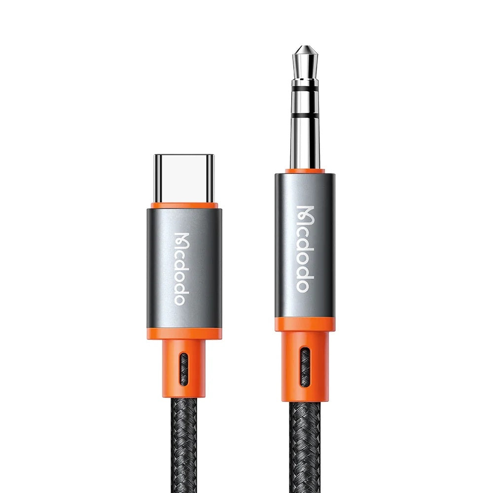 Audio Kabel USB-C - 3.5mm McDodo CA-0820 Castle, 1.2m, Zwart