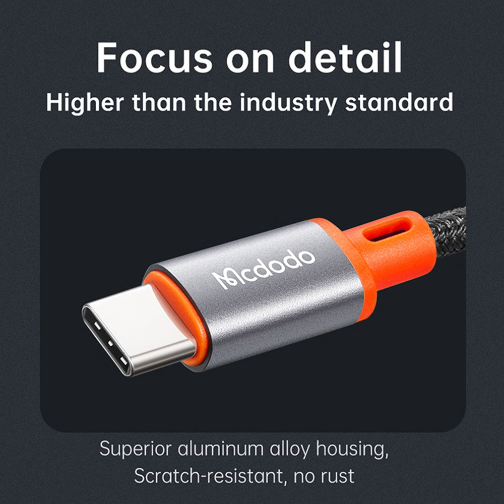 Audio Kabel USB-C - 3.5mm McDodo CA-0820 Castle, 1.2m, Zwart