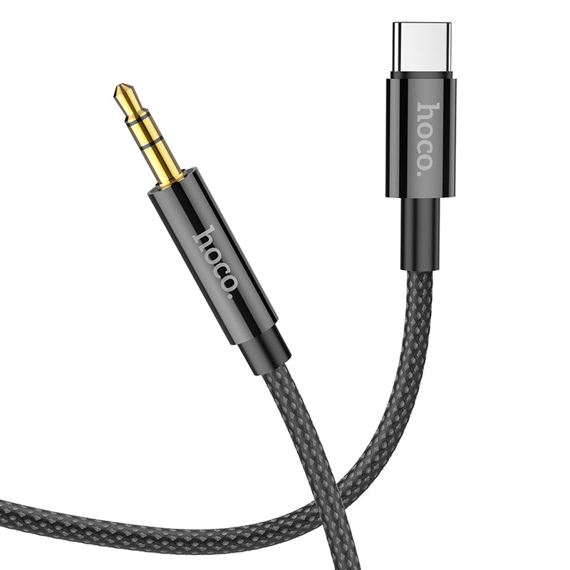 Audio Kabel USB-C - 3.5mm HOCO UPA19, 1m, Zwart