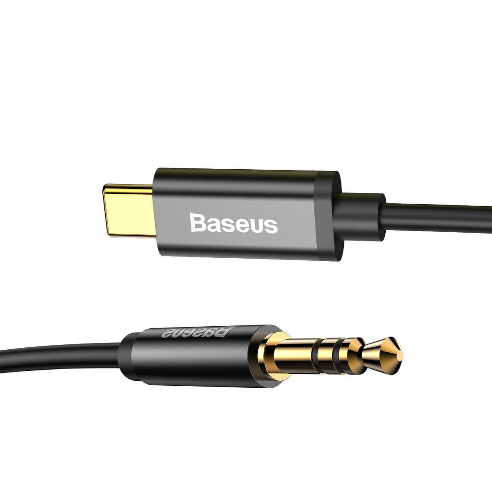 Audio Kabel USB-C - 3.5mm Baseus Yiven M01, 1.2m, Zwart CAM01-01