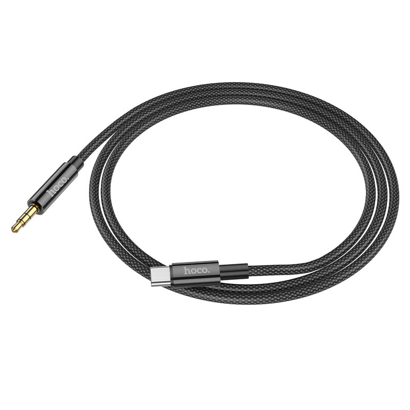 Audio Kabel USB-C - 3.5mm HOCO UPA19, 1m, Zwart