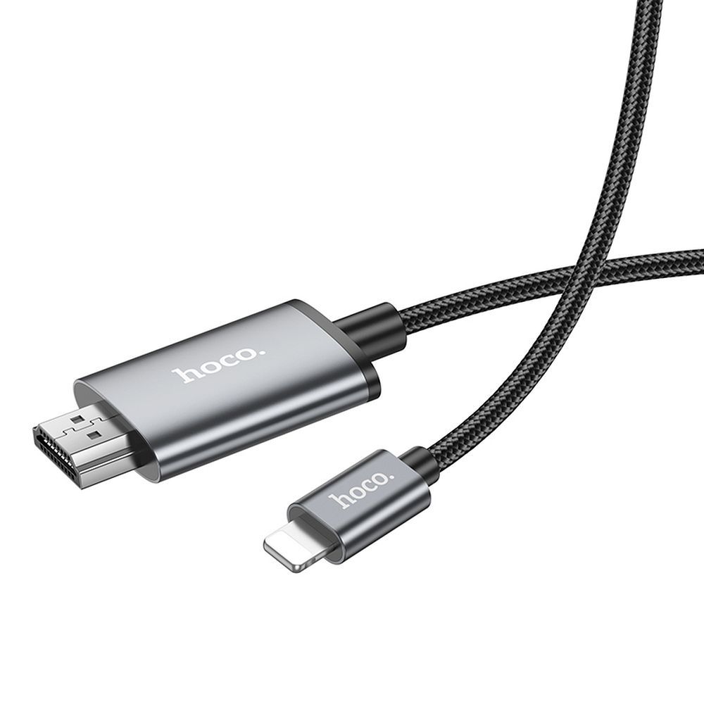 Audio- en Videokabel Lightning - HDMI HOCO UA27, 2m, Gri