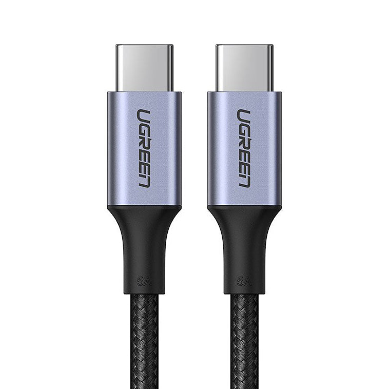 USB-C Data- en Oplaadkabel - USB-C UGREEN US316, 100W, 2m, Gri
