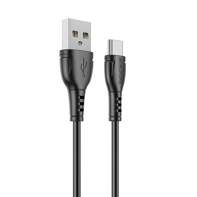 Data- en Oplaadkabel USB-A - USB-C Borofone BX51 Triumph, 20W, 1m, Zwart