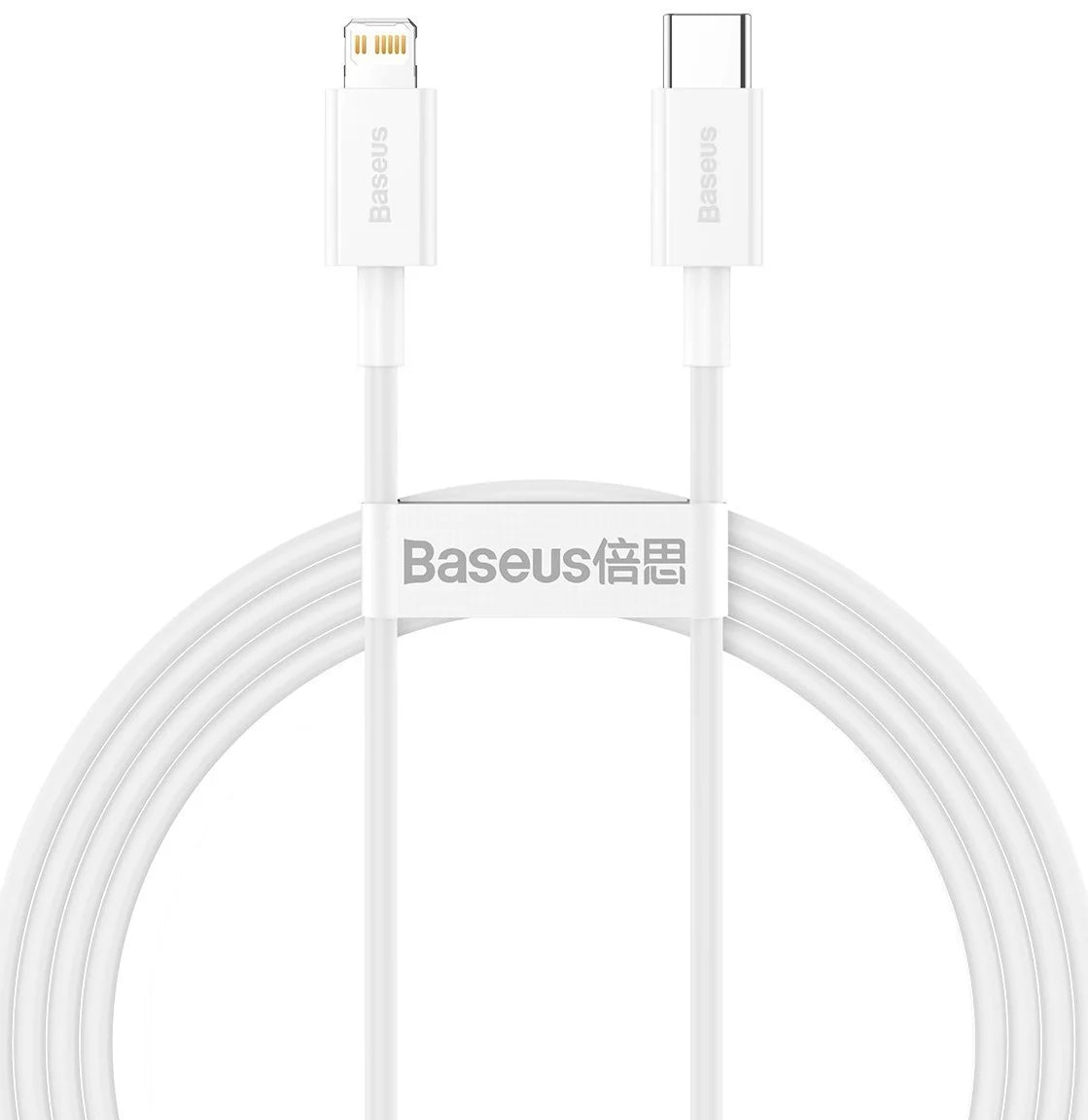 USB-C to Lightning Data and Charging Cable Baseus Superior Series, 20W, 1.5m, White CATLYS-B02