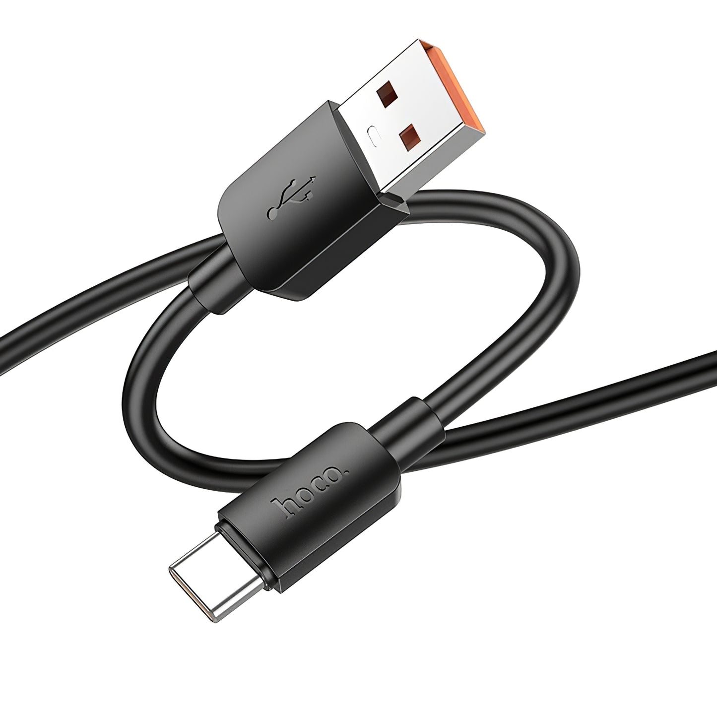 Data- en oplaadkabel USB-A - USB-C HOCO X96, 100W, 1m, Zwart