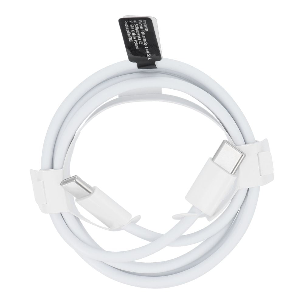 USB-C data- en oplaadkabel - USB-C OEM USB-C HD26 Box, 30W, 1m, Wit