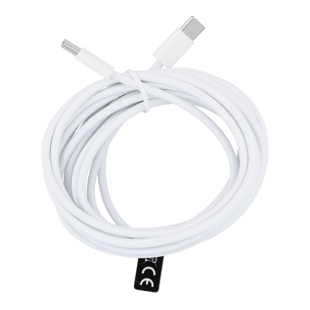 USB-C data- en oplaadkabel - USB-C OEM HD26 Box, 30W, 3m, Wit