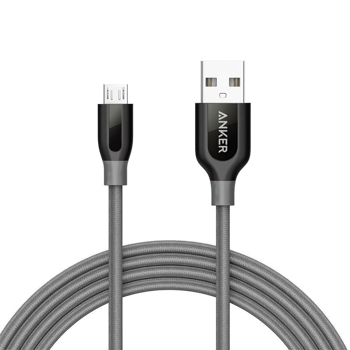 Data- en Oplaadkabel USB-A - microUSB Anker PowerLine+, 18W, 1.8m, Grijs A8143HA1
