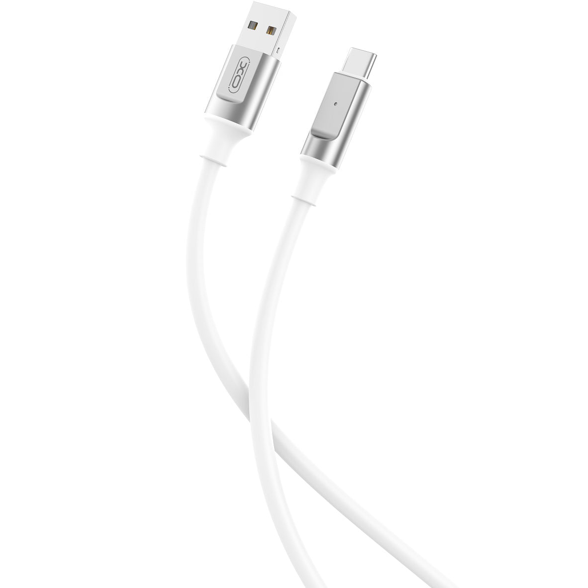 USB-A - USB-C Data- en Oplaadkabel XO Design NB251, 18W, 1m, Wit