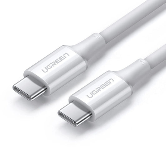 USB-C Data- en oplaadkabel - USB-C UGREEN US300, 100W, 1m, Wit