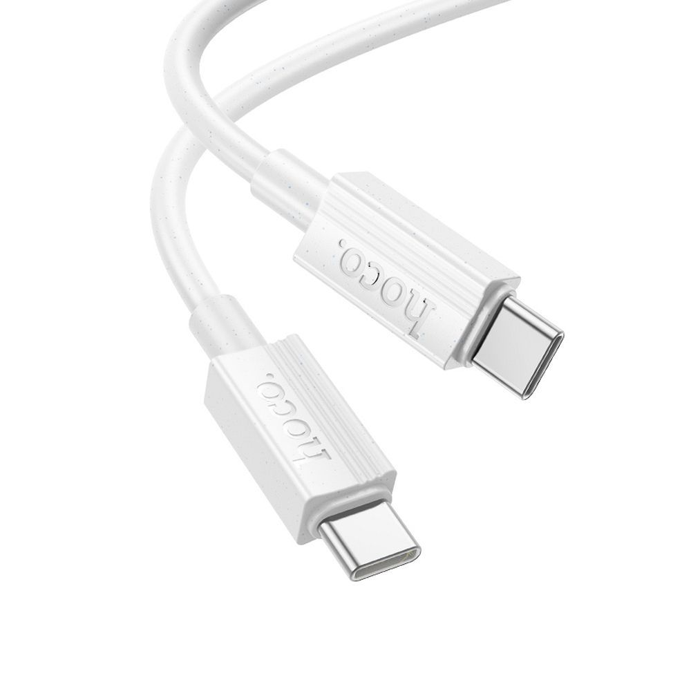 USB-C Data- en Oplaadkabel - USB-C HOCO X107, 60W, 1m, Wit