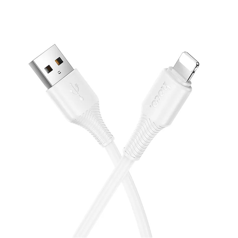 Data- en Oplaadkabel USB-C - Lightning HOCO X120, 20W, 1m, Wit