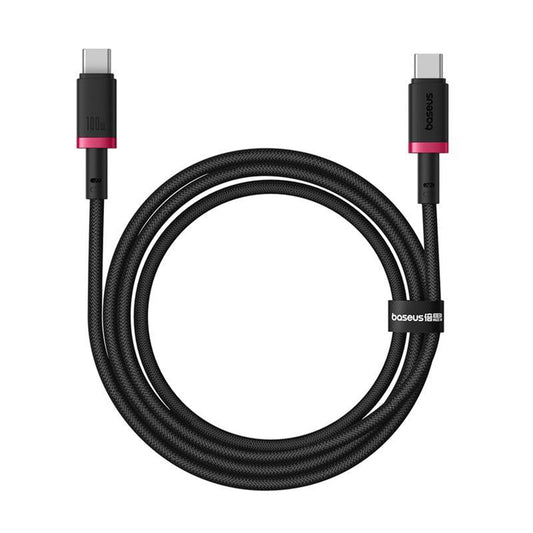 USB-C Data en Oplaadkabel - USB-C Baseus Dura Series, 100W, 1m, Rood P10377803U01-01