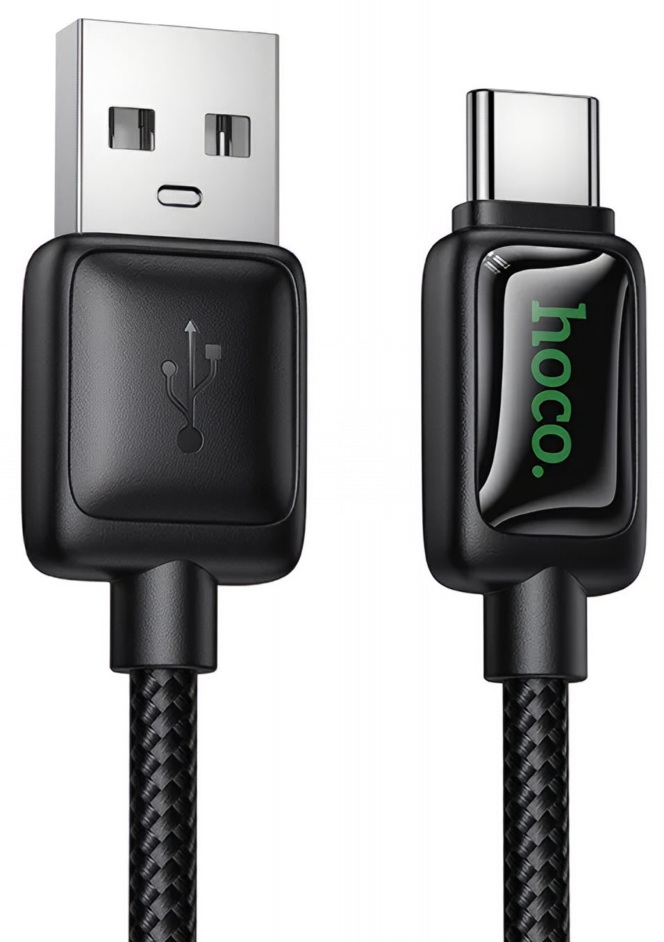 USB-A - USB-C Data- en Oplaadkabel HOCO U146, 36W, 1.2m, Zwart
