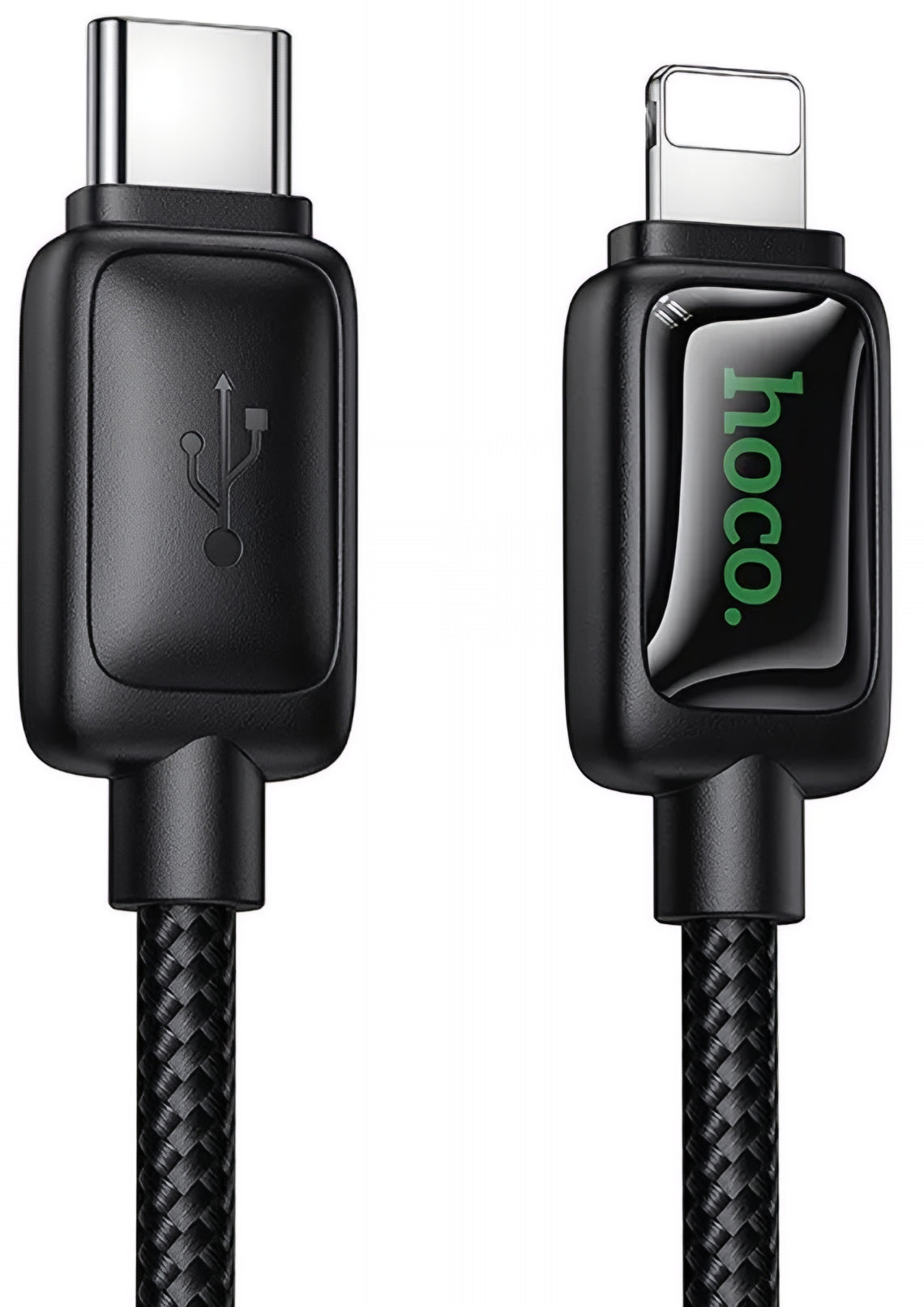 USB-C - Lightning Data en Oplaadkabel HOCO U146, 30W, 1.2m, Zwart