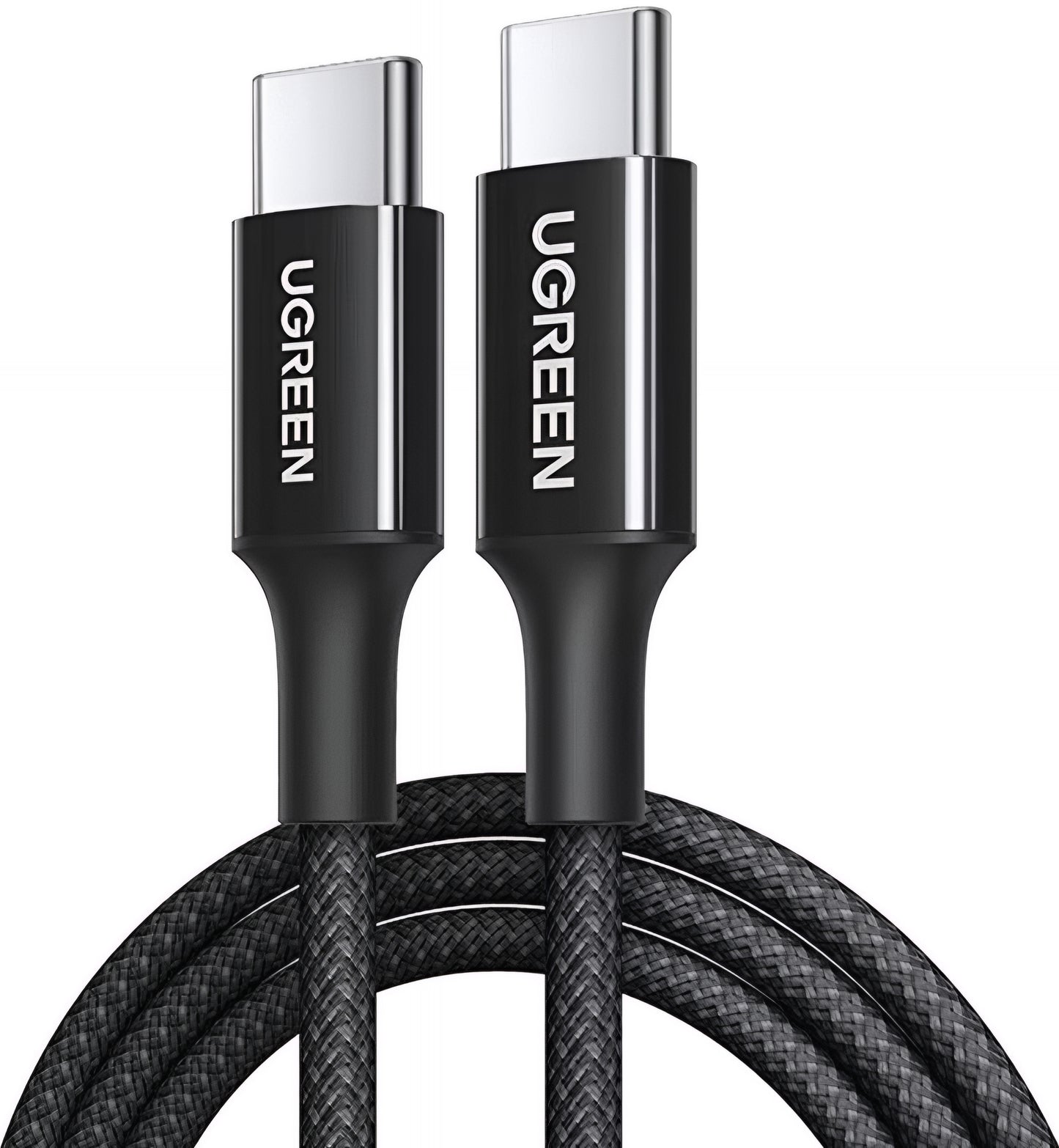 USB-C Data- en Oplaadkabel - USB-C UGREEN L501, 60W, 2m, Zwart