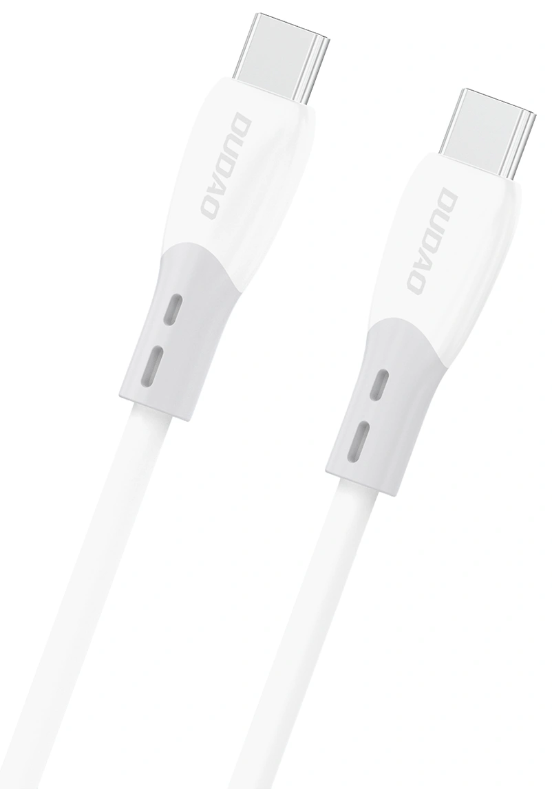 USB-C Data- en Oplaadkabel - USB-C Dudao L25SC, 60W, 1m, Wit