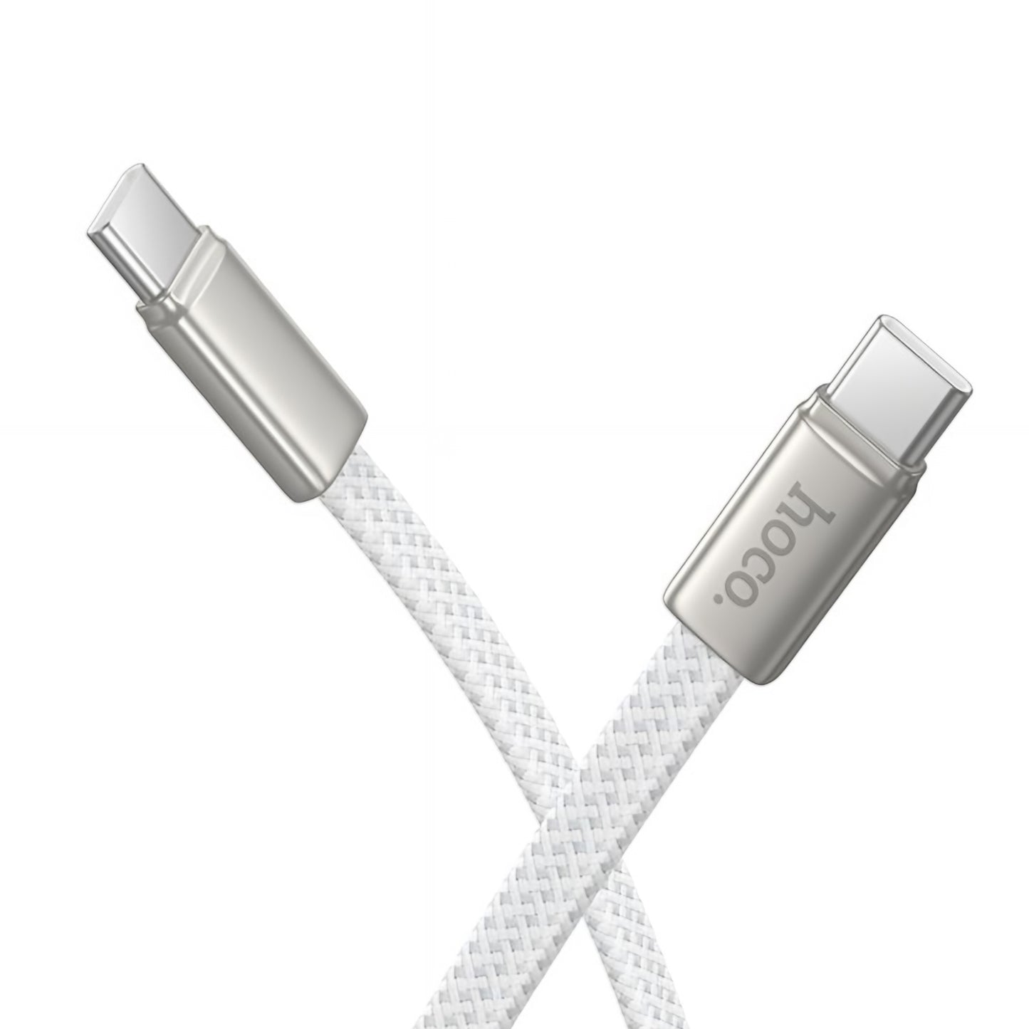 USB-C Data- en Oplaadkabel - USB-C HOCO X125, 60W, 1m, Wit