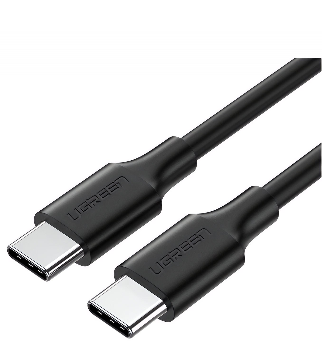 USB-C Data- en Oplaadkabel - USB-C UGREEN US286, 60W, 0,5m, Zwart