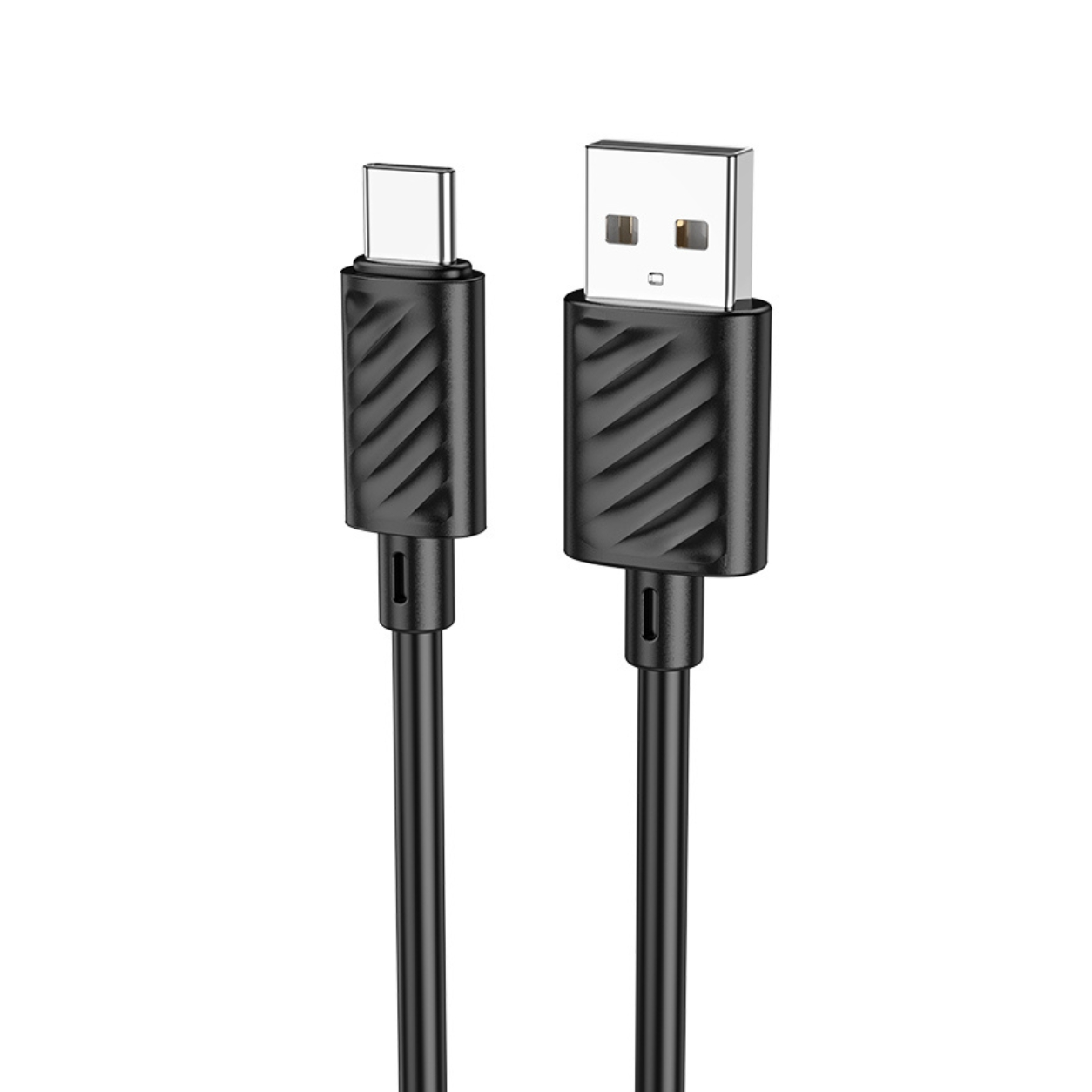 USB-A naar USB-C datakabel en oplaadkabel HOCO X88, 18W, 2m, Zwart