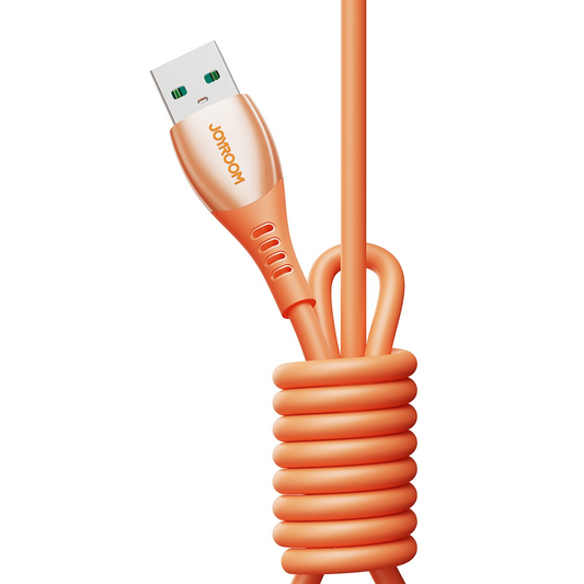 Data- en Oplaadkabel USB-C - Lightning Joyroom S-A59 Vibrant, 30W, 1.2m, Oranje