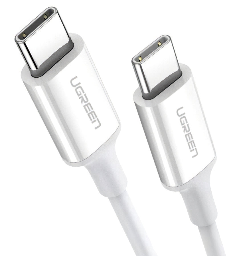 USB-C to USB-C Data and Charging Cable UGREEN US264, 60W, 1.5m, White