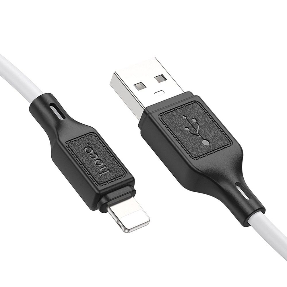 Data- en Oplaadkabel USB-A - Lightning HOCO X90, 18W, 1m, Wit