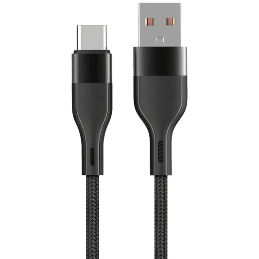 USB-A naar USB-C MaXlife MXUC-07, 20W, 1m, Zwart