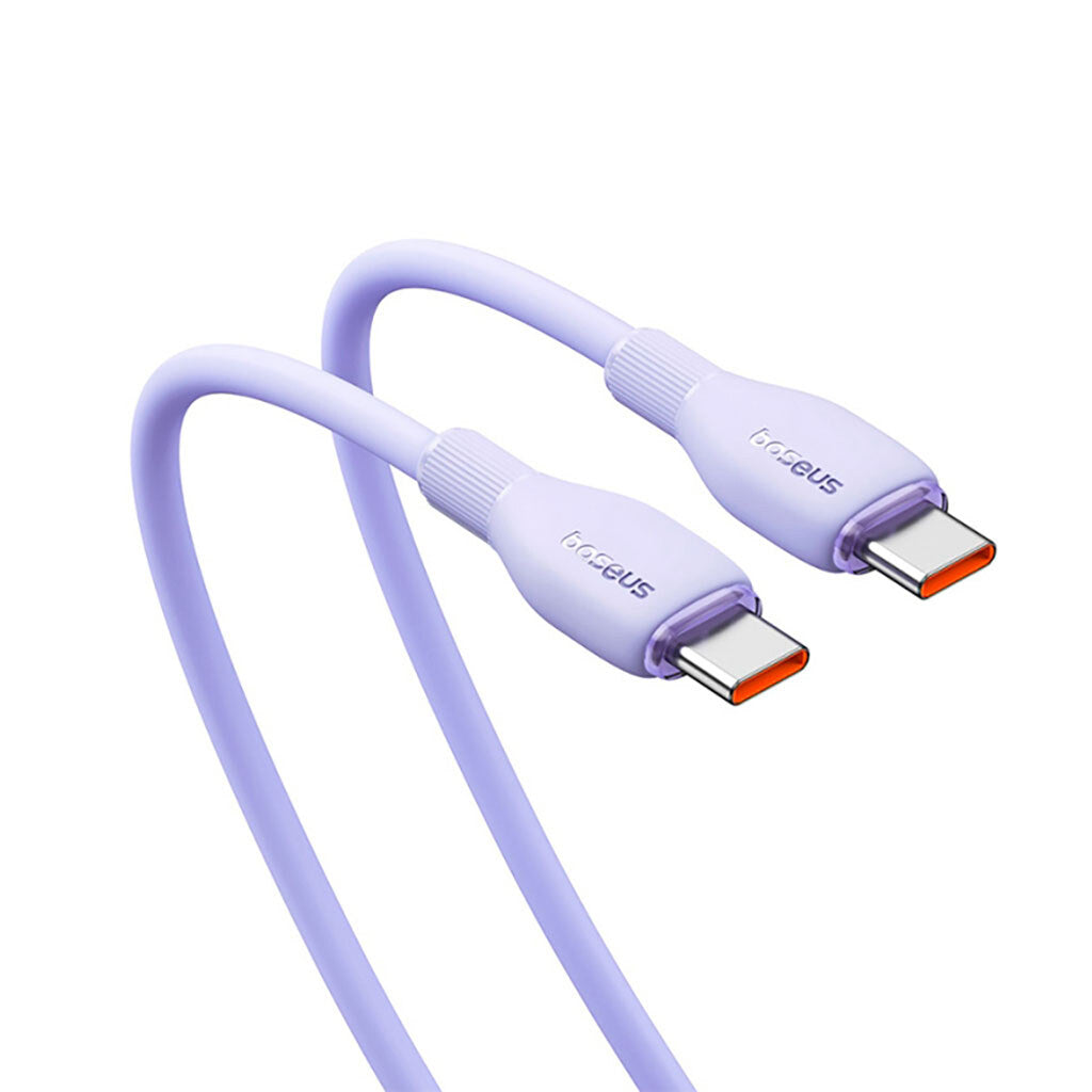USB-C Data en Oplaadkabel - USB-C Baseus Pudding, 100W, 1.2m, Paars P10355702511-00