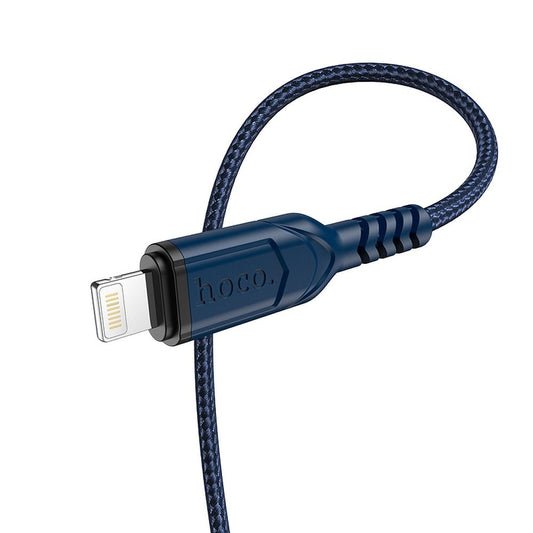USB-A - Lightning Data- en Oplaadkabel HOCO X59 Victory, 18W, 1m, Blauw