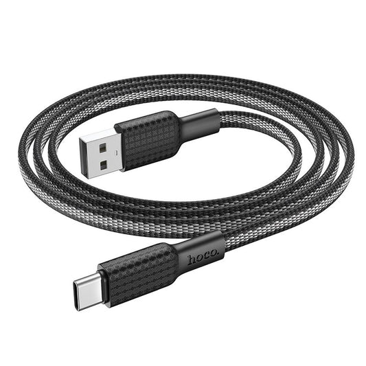 Data- en Oplaadkabel USB-A - USB-C HOCO X69, 18W, 1m, Zwart