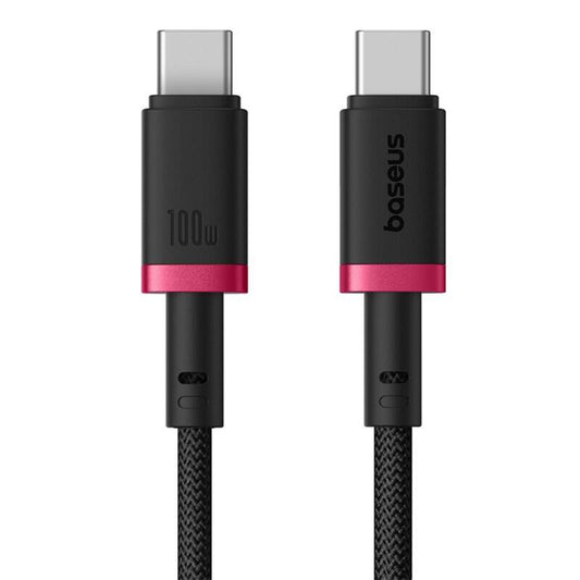 USB-C Data en Oplaadkabel - USB-C Baseus Dura Series, 100W, 1m, Rood P10377803U01-01