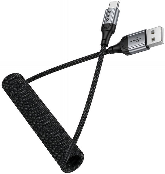 Data- en Oplaadkabel USB-A - USB-C HOCO X121, 18W, 1.5m, Zwart