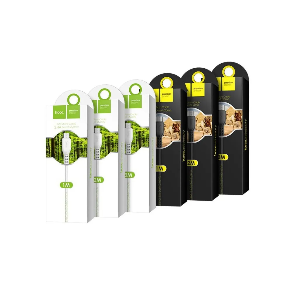 Data- en Oplaadkabel USB-A - USB-C HOCO Flash X20, 18W, 2m, Zwart