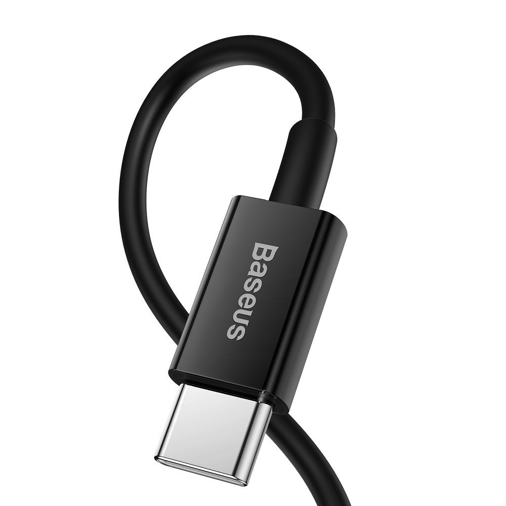 USB-C - Lightning Data- en Oplaadkabel Baseus Superior Series, 20W, 1m, Zwart CATLYS-A01