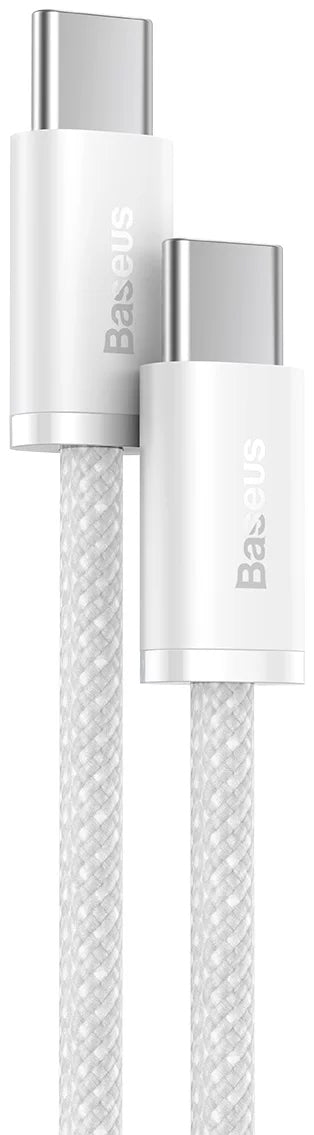 USB-C data- en oplaadkabel - USB-C Baseus Dynamic Series, 100W, 1m, Wit CALD000202