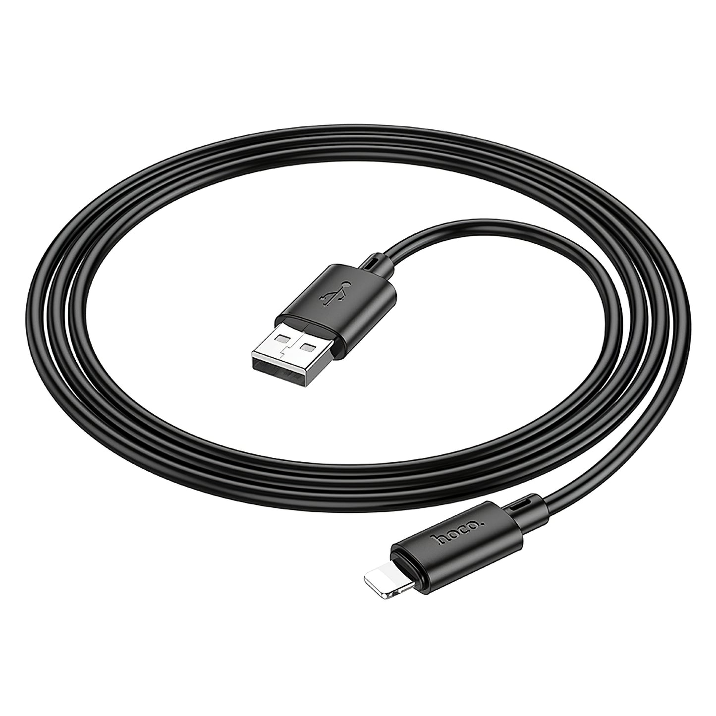 Gegevens- en oplaadkabel USB-A - Lightning HOCO X88, 18W, 1m, Zwart
