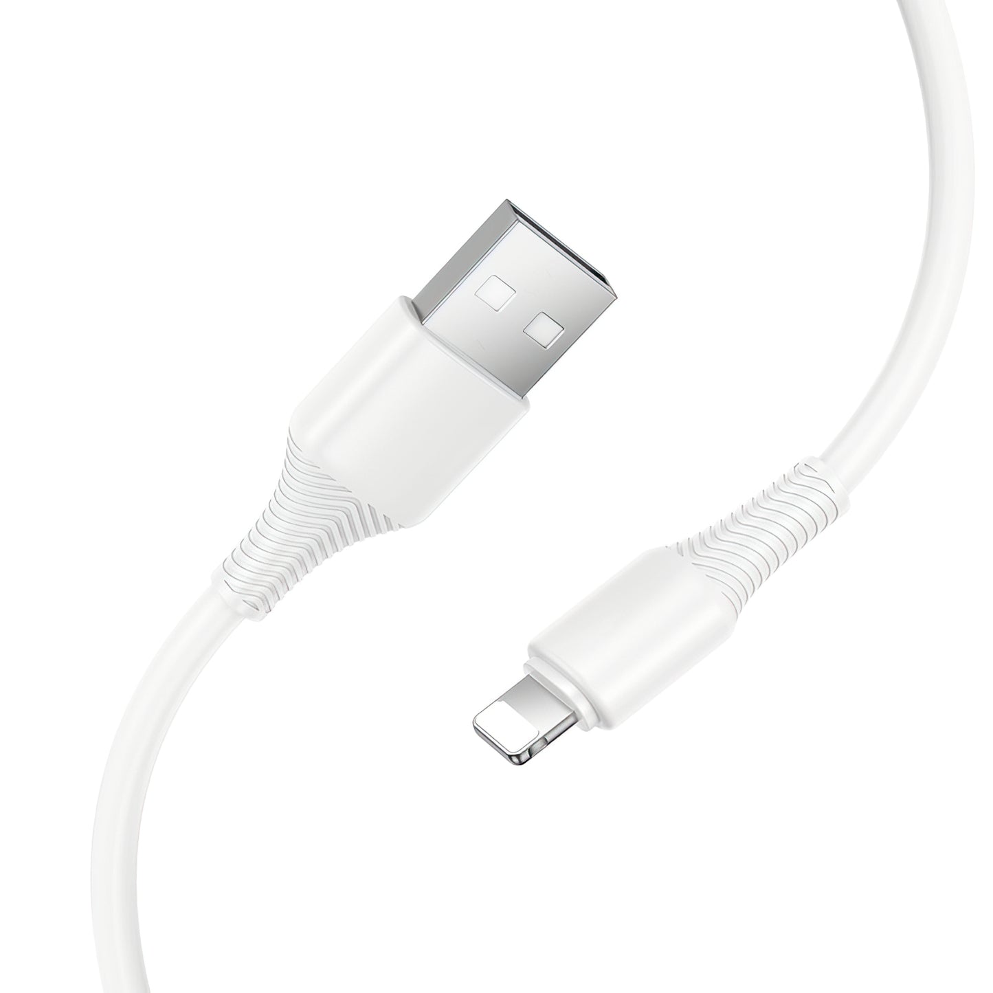 Data- en Oplaadkabel USB-A - Lightning HOCO X120, 18W, 1m, Wit