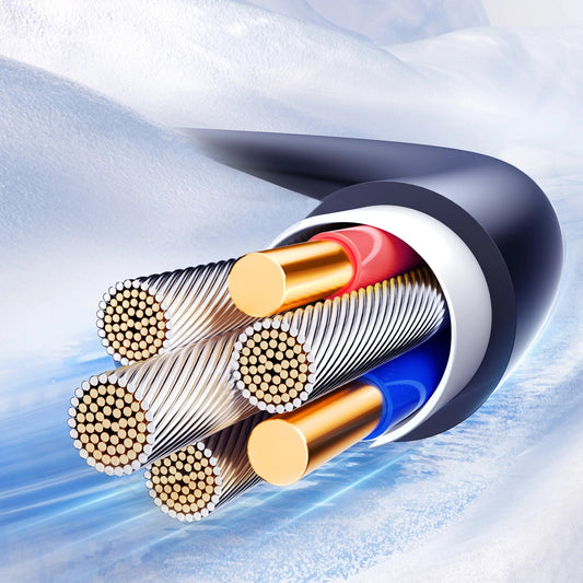 Data- en Oplaadkabel USB-A - Lightning Joyroom S-A43 Crystal, 18W, 1.5m, Zwart