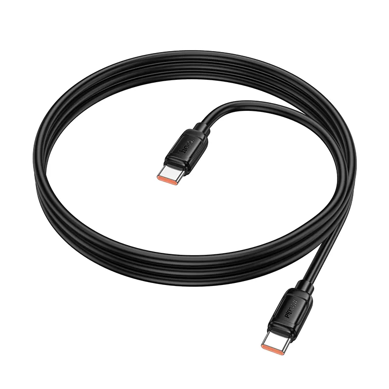 USB-C Data- en Oplaadkabel - USB-C HOCO X115, 240W, 1m, Zwart