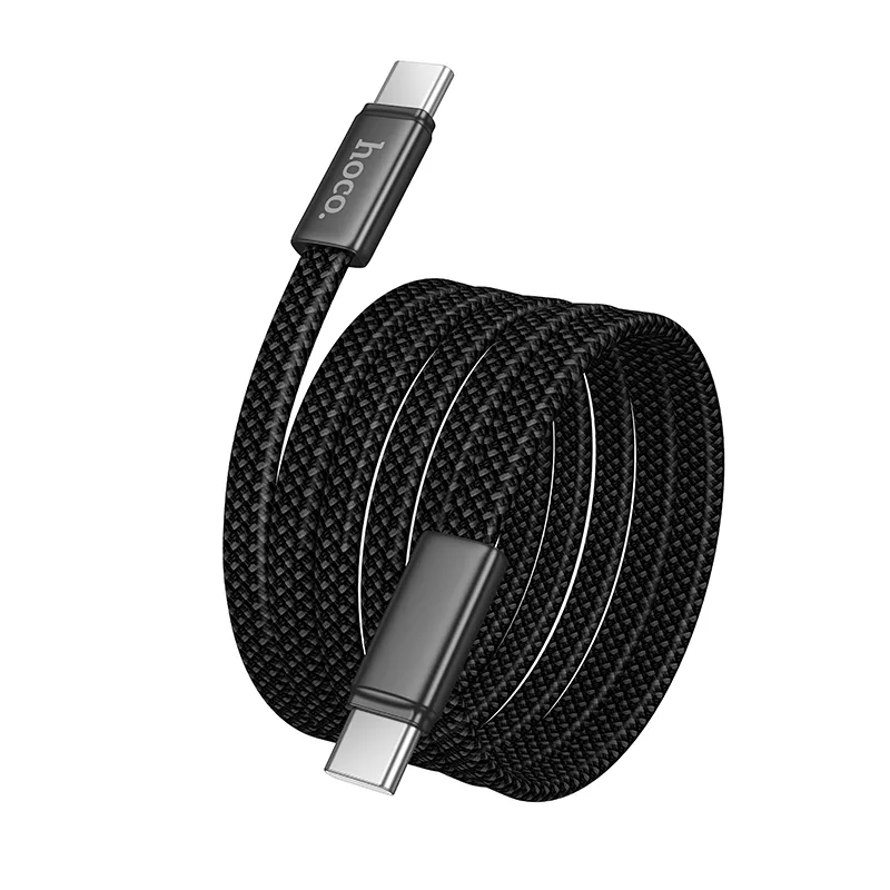USB-C Data- en Oplaadkabel - USB-C HOCO X125, 60W, 1m, Zwart