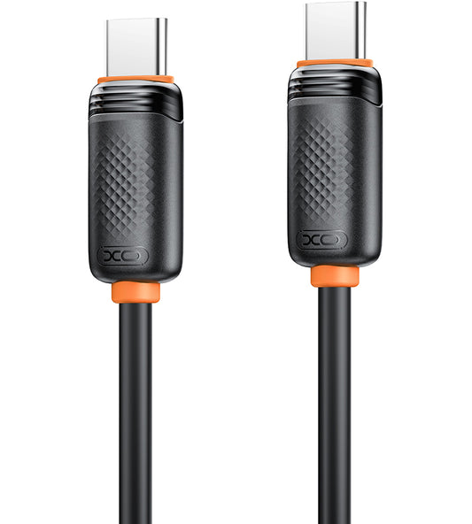 USB-C Data- en Oplaadkabel - USB-C XO Design NB-Q302B, 60W, 1m, Zwart