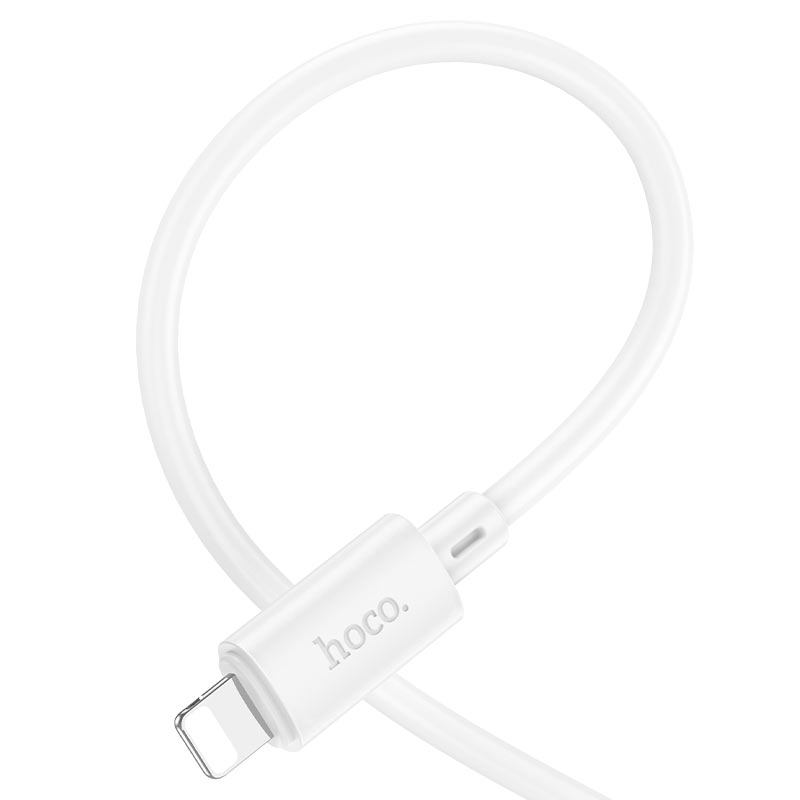 USB-A - Lightning HOCO X88 Gegevens- en Oplaadkabel, 18W, 2m, Wit