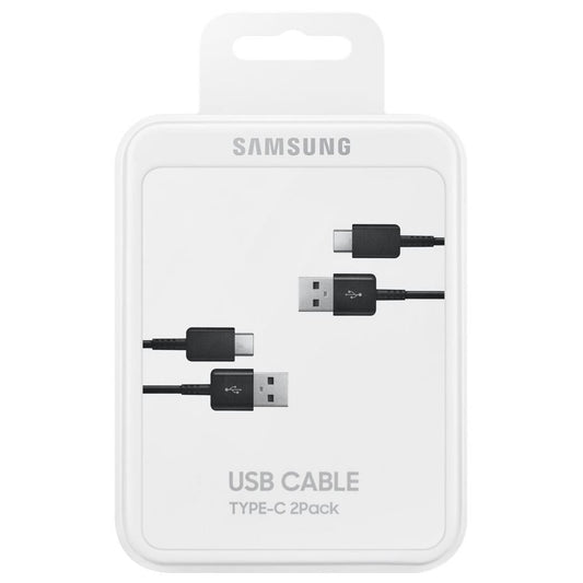 Samsung USB-A naar USB-C data- en oplaadkabel 2-pak, 25W, 1,5m, zwart EP-DG930MBEGGWW