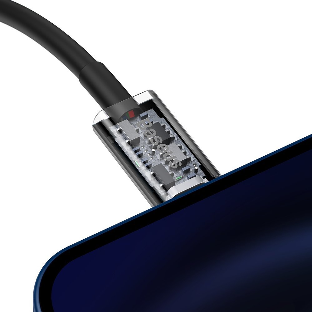 USB-C - Lightning Data- en Oplaadkabel Baseus Superior Series, 20W, 1m, Zwart CATLYS-A01