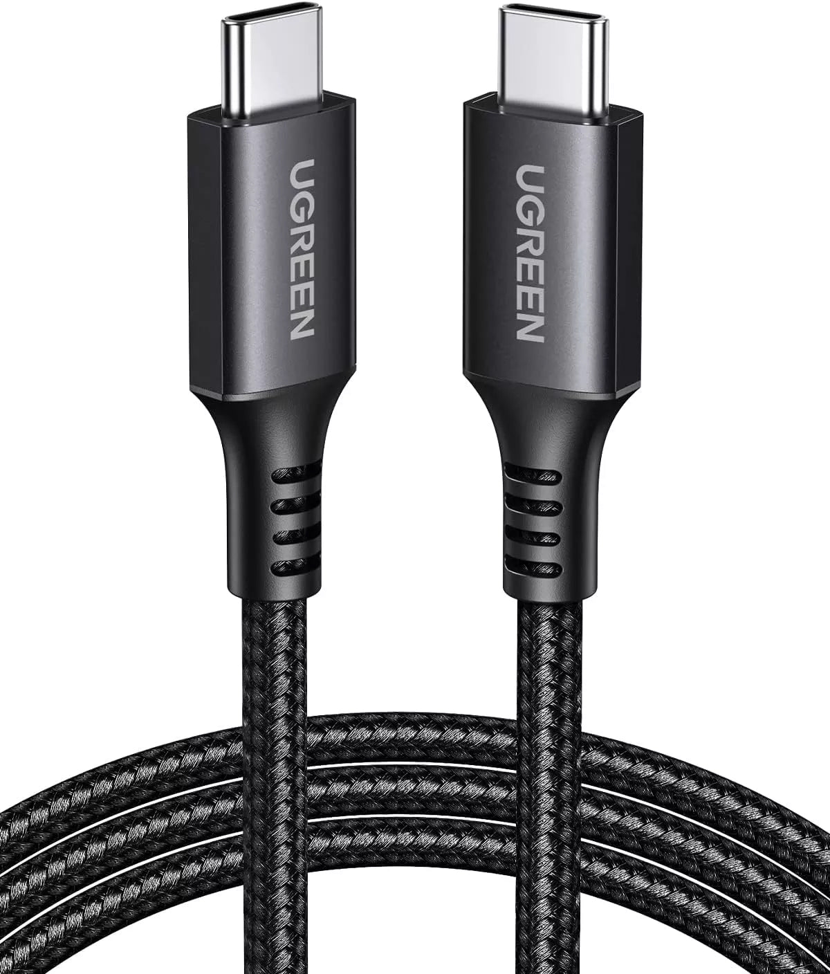 USB-C Data- en oplaadkabel - USB-C UGREEN US567, 60W, 2m, Grijs