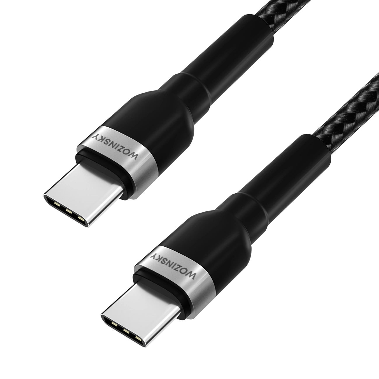USB-C Data- en Oplaadkabel - USB-C WZK WNBCC2, 65W, 2m, Zwart